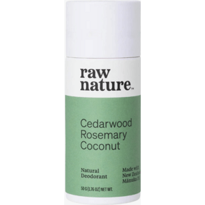 Raw Nature Natural Deodorant, přírodní deodorant, cedrové dřevo, rozmarýn a kokos, 50 g