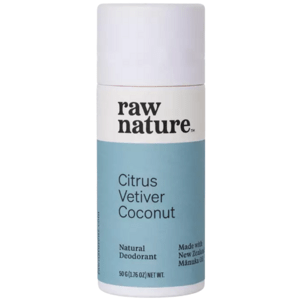 Raw Nature Natural Deodorant, přírodní deodorant, citrus, vetiver, kokos, 50 g