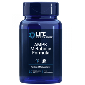 Life Extension AMPK Metabolic Formula, metabolický aktivátor, 30 tablet, EU Doplněk stravy
