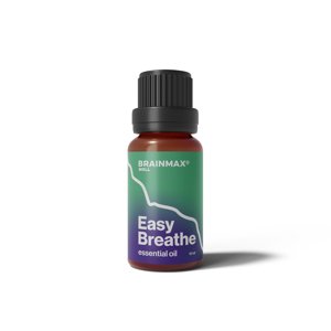 WellMax Easy Breathe Essential Oil, 100% přírodní esenciální olej, 10 ml Eukalyptus, máta a rozmarýn pro uvolněné dýchání a svěží vzduch.