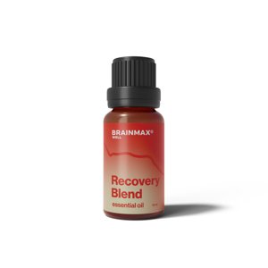 WellMax Recovery Blend Essential Oil, 100% přírodní esenciální olej, 10 ml Eukalyptus, rozmarýn a máta peprná pro uvolnění dýchacích cest a svěží vzduch