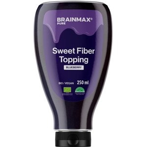 BrainMax Pure BraiMax Pure Sweet Fiber Topping, topping, BIO, 250 ml Příchuť: Borůvka Jemný toping s příchutí v BIO kvalitě / *CZ-BIO-001 certifikát