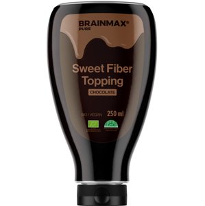 BrainMax Pure BraiMax Pure Sweet Fiber Topping, topping, BIO, 250 ml Příchuť: Čokoláda Jemný toping s příchutí v BIO kvalitě / *CZ-BIO-001 certifikát