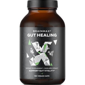 BrainMax Gut Healing, Střeva a trávení, 180 rostlinných kapslí doplněk stravy