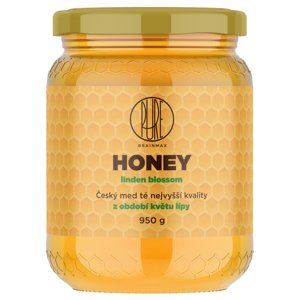 BrainMax Pure Včelí med z období květu lípy Hmotnost: 950 g