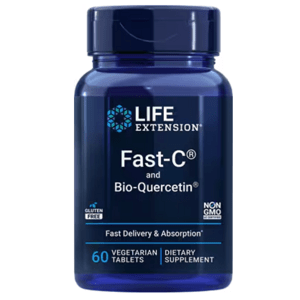 Life Extension Fast-C and Bio-Quercetin, vitamin C a kvercetin, 60 tablet Doplněk stravy
