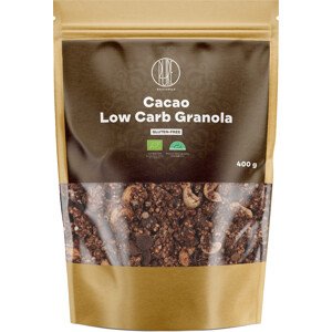 BrainMax Pure Granola Low Carb, Kakaová, BIO, 400 g Low Carb granola kakaová / *CZ-BIO-001 certifikát