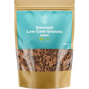 BrainMax Pure Granola Low Carb, Kokosová, BIO, 400 g Low Carb kokosová granola / *CZ-BIO-001 certifikát