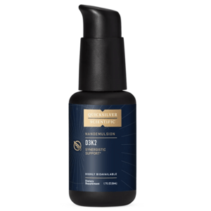 Quicksilver Scientific D3K2, vitaminy D3 a K2, podpora kostí, nanoemulze, 50 ml Doplněk stravy