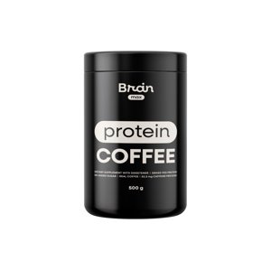 BrainMax Protein Coffee, 500 g Proteinová káva s vysokým obsahem bílkovin, 14 dávek, doplněk stravy