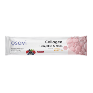 Osavi Collagen Hair, Skin & Nails, Wild berry, kolagen prášek zdravé vlasy, pleť a nehty, lesní plody, 5 g Doplněk stravy