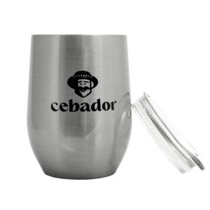 Verde Mate TermoLid Cebador 350 ml, Stříbrný Nerezová kalabasa s víčkem