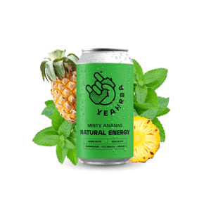 Yeahrba - Minty Ananas Perlivá, 330 ml Doplněk stravy