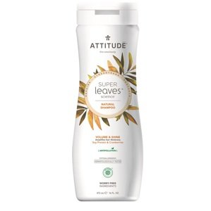 Attitude - Přírodní šampon Super leaves - lesk a objem pro jemné vlasy, 473 ml