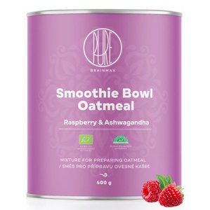 BrainMax Pure Ovesná kaše, malina a ashwagandha, BIO, 400 g *CZ-BIO-001 certifikát