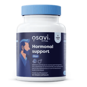 Osavi Hormonal support Man, hormonální podpora pro muže, 30 rostlinných kapslí Doplněk stravy
