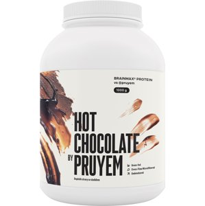 BrainMax PRUYEM Protein, Hot Chocolate, syrovátkový protein, horká čokoláda, 1000 g Grass-fed syrovátkový protein s poctivou dávkou kakaa, doplněk stravy