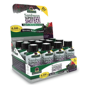 Nature's Answer Sambucus Super Shot on the Go, 12x 60 ml Doplněk stravy