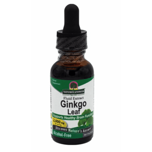 Nature's Answer Ginkgo Leaf Fluid Extract, ginkgo biloba, extrakt, 2000 mg, 30 ml Doplněk stravy