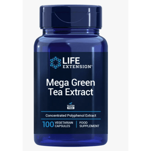 Life Extension Mega Green Tea Extract, extrakt ze zeleného čaje, 100 kapslí, EU Doplněk stravy
