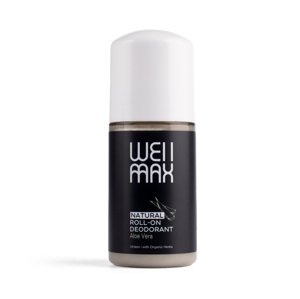WellMax Natural Roll-on Deodorant, přírodní kuličkový deodorant, unisex, aloe vera, 50 ml Přírodní deodorant s extraktem z aloe vera, bez obsahu alkoholu a sody
