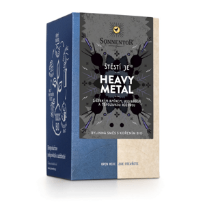 Sonnentor - Štěstí je® Heavy Metal, porcovaný čaj, BIO, 18 ks *CZ-BIO-002 certifikát