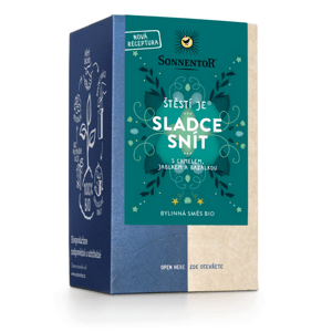 Sonnentor - Štěstí je® sladce snít, porcovaný čaj, BIO, 18 ks *CZ-BIO-002 certifikát