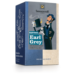 Sonnentor - Vybraný Earl Grey Černý čaj, porcovaný čaj, BIO, 18 ks *CZ-BIO-002 certifikát