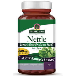 Nature's Answer Nettle, Kopřiva dvoudomá, 600 mg, 90 kapslí