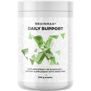 BrainMax Daily Support, zelené jablko, 500 g Komplexní výživa pro svaly a výkon, doplněk stravy