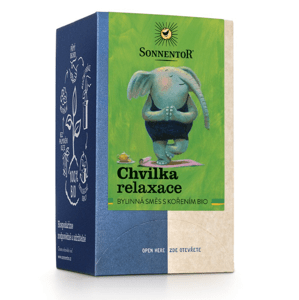 Sonnentor - Chvilka relaxace, porcovaný čaj, BIO, 18 ks *CZ-BIO-002 certifikát