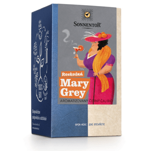 Sonnentor - Rozkošná Mary Grey, porcovaný čaj, BIO, 18 ks *CZ-BIO-002 certifikát