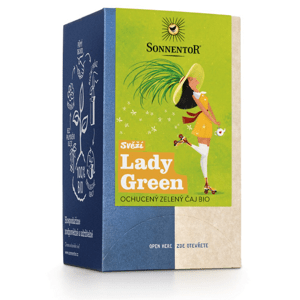 Sonnentor - Svěží Lady Green, porcovaný čaj, BIO, 18 ks *CZ-BIO-002 certifikát