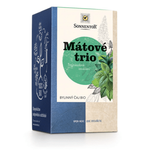 Sonnentor - Mátové trio, porcovaný čaj, BIO, 18 ks *CZ-BIO-002 certifikát
