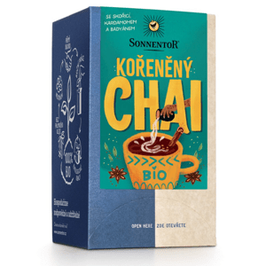 Sonnentor - Chai kořeněný, porcovaný čaj, BIO, 18 ks *CZ-BIO-002 certifikát