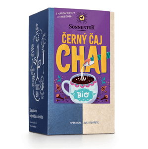 Sonnentor - Chai černý čaj, porcovaný čaj, BIO, 18 ks *CZ-BIO-002 certifikát