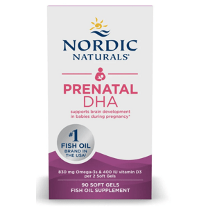 Nordic Naturals Prenatal DHA Fish Oil, rybí olej pro těhotné ženy, 90 softgel kapslí Doplněk stravy