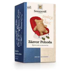 Sonnentor - Zázvor Pohoda, porcovaný čaj, BIO, 18 ks *CZ-BIO-002 certifikát