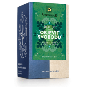 Sonnentor - Štěstí je® objevit svobodu, porcovaný čaj, BIO, 18 ks *CZ-BIO-002 certifikát