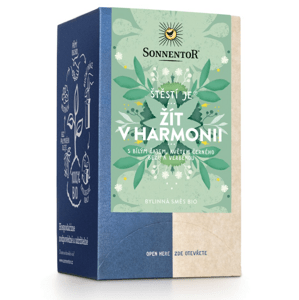 Sonnentor - Štěstí je® žít v harmonii, porcovaný čaj, BIO, 18 ks *CZ-BIO-002 certifikát