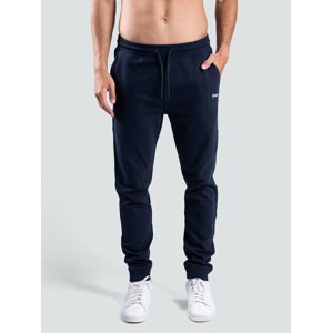 Unisex tepláky z BIO bavlny, modré Velikost: XXL Modré unisex tepláky z BIO bavlny