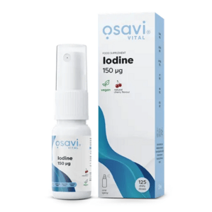 Osavi Iodine cherry flavour, ústní sprej s jódem a třešňovou příchuťí, 150 µg, 25 ml Doplněk stravy