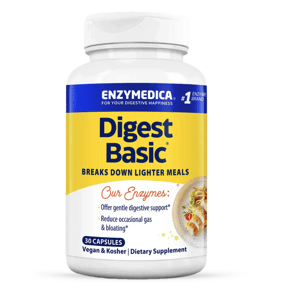 Enzymedica Digest Basic, Trávící enzymy, 30 kapslí Doplněk stravy