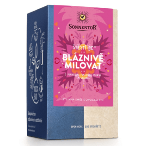 Sonnentor - Štěstí je® bláznivě milovat, porcovaný čaj, BIO, 18 ks *CZ-BIO-002 certifikát