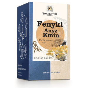 Sonnentor - Fenykl Anýz Kmín, porcovaný čaj, BIO, 18 ks *CZ-BIO-002 certifikát