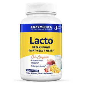 Enzymedica Lacto, enzymy k podpoře trávení laktózy, 30 kapslí Doplněk stravy