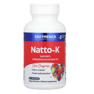 Enzymedica Natto-K, 90 kapslí Doplněk stravy