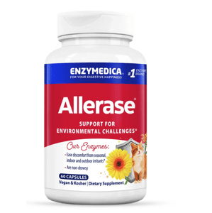 Enzymedica Allerase, imunita a dýchací cesty, 60 kapslí Doplněk stravy