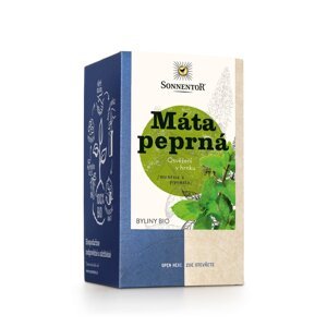 Sonnentor - Máta peprná, porcovaný čaj, BIO, 18 ks *CZ-BIO-002 certifikát