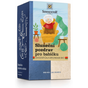 Sonnentor - Sluneční pozdrav pro babičku, porcovaný čaj, BIO, 18 ks *CZ-BIO-002 certifikát